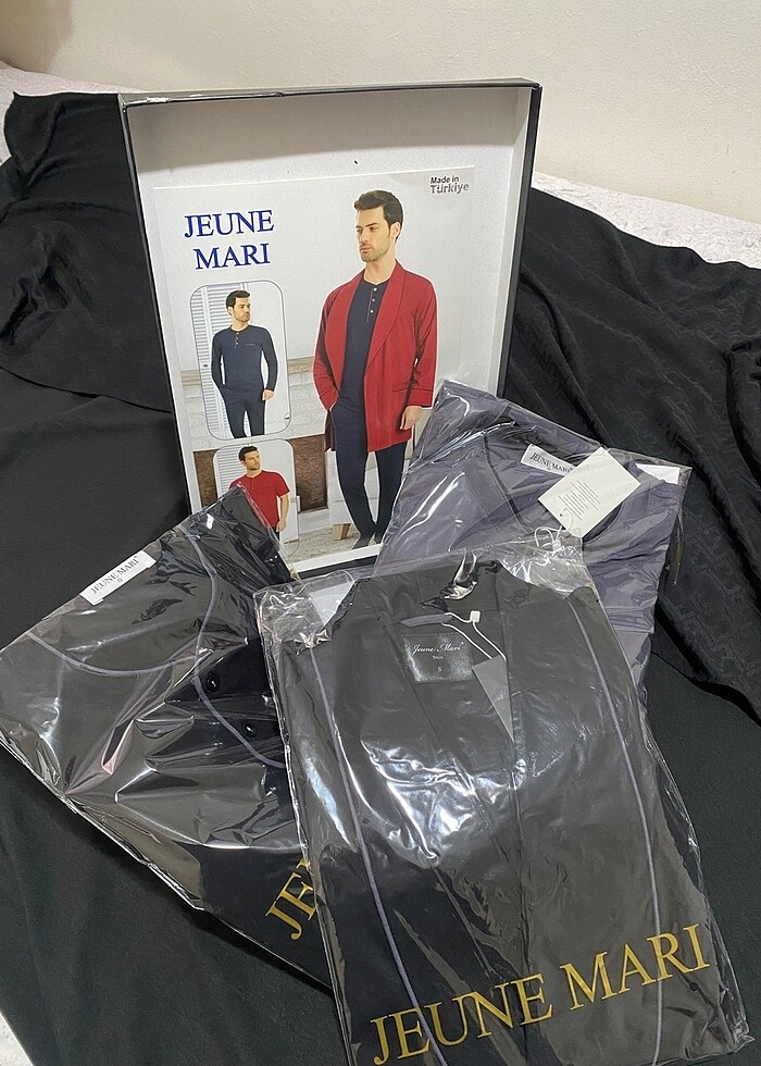 Jeune marı erkek 5 li pijama takımı - Görsel 3