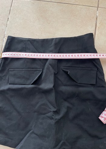 Siyah Mini Sort Etek - Görsel 6