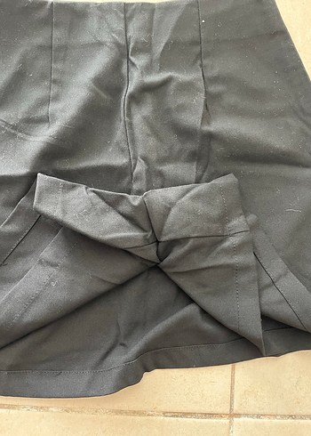 Siyah Mini Sort Etek - Görsel 3