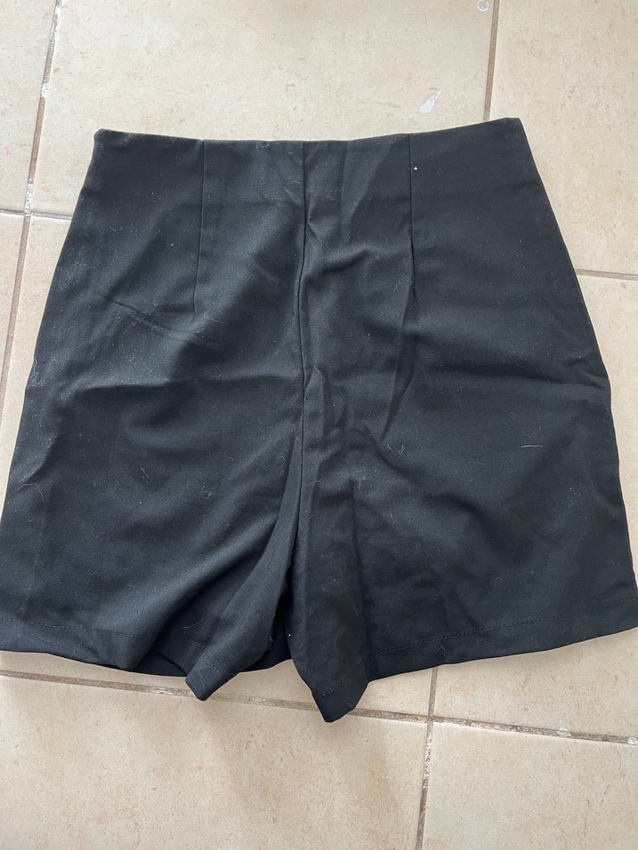 Siyah Mini Sort Etek - Görsel 2