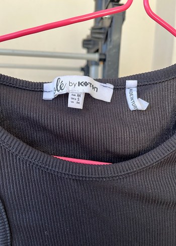 Tek Kollu Siyah Bluz - Görsel 2