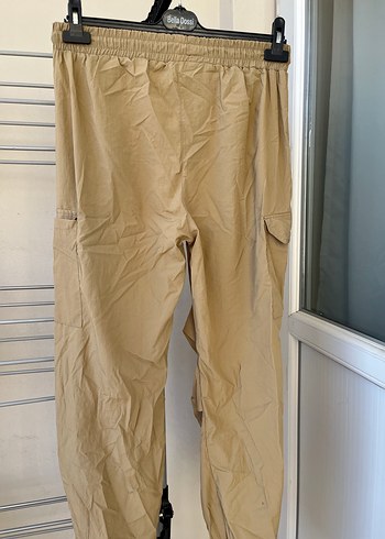 Bej Kadın Parasut Pantolon - Görsel 4