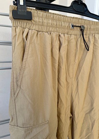 Bej Kadın Parasut Pantolon - Görsel 2