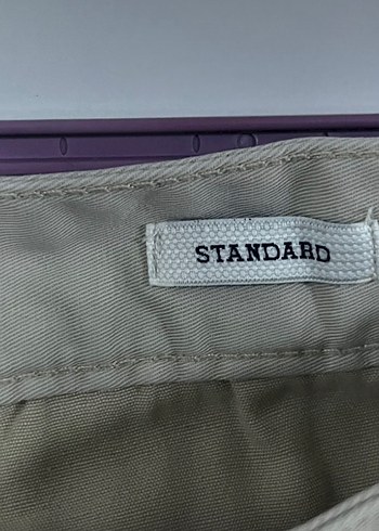 Bej Düğmeli Erkek Kısa Şort - Görsel 6