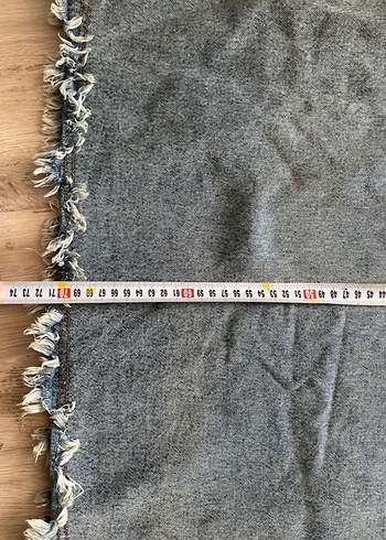 Kadın Mavi Denim Askılı Midi Salopet - Görsel 6