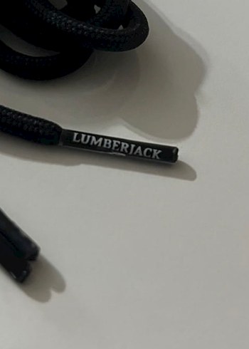 Siyah Gotik Erkek Ayakkabı Bağcığı - Görsel 2