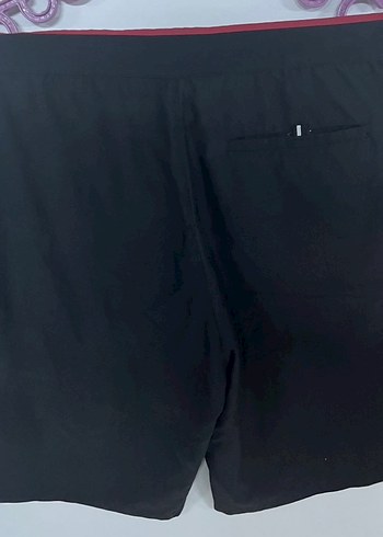Siyah Baskılı Erkek Midi Yüzme Şortu - Görsel 2