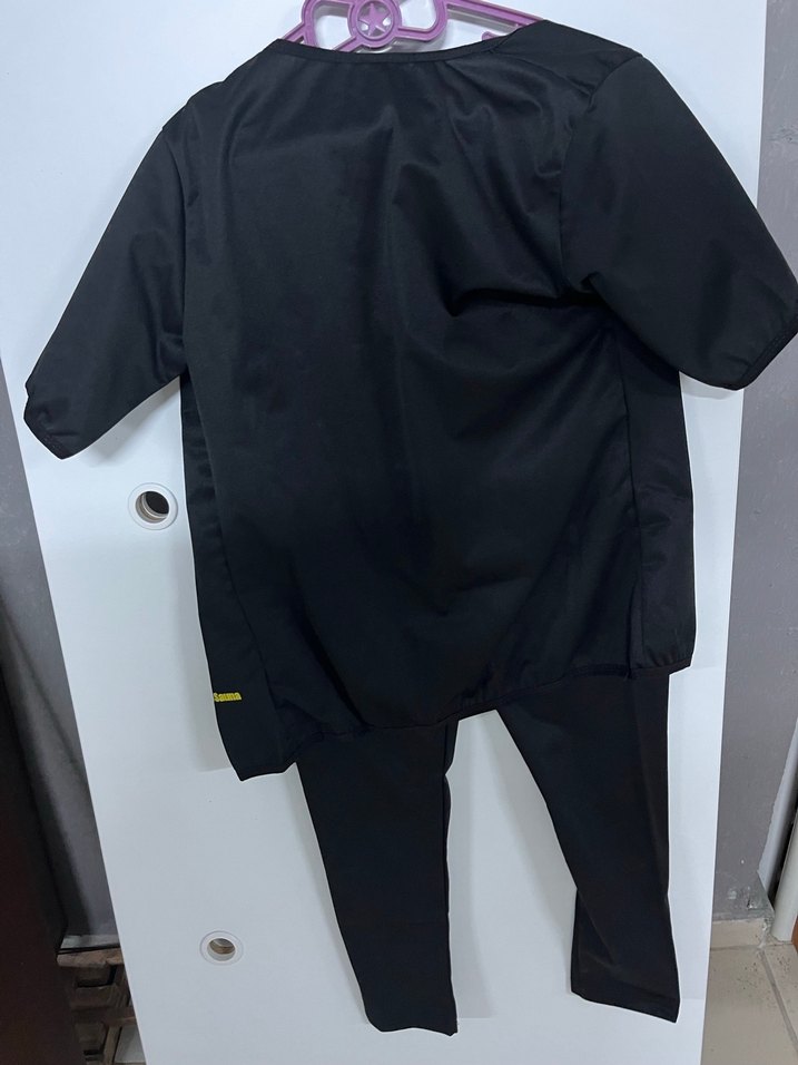 Siyah Kısa Kollu Takım thermal - Görsel 2