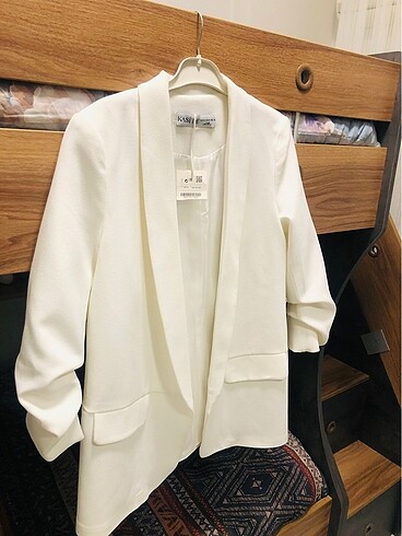 m Beden beyaz Renk Blazer ceket