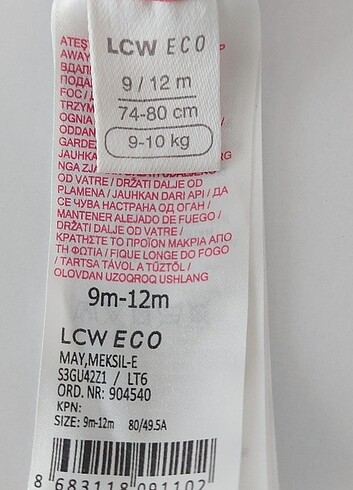 LC Waikiki Bebek bikini takımı