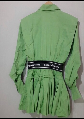38 Beden yeşil Renk Sagaza elbise