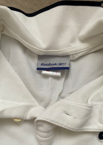 Beyaz Reebok Kısa Kollu Polo Tişört - Görsel 3