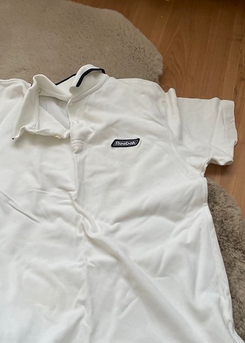 Beyaz Reebok Kısa Kollu Polo Tişört - Görsel 5