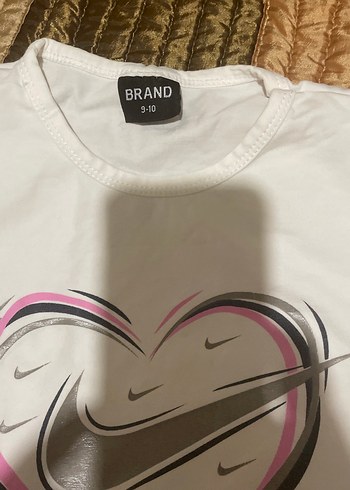 Beyaz Baskılı Uzun Kollu Kız Tişörtü - Görsel 2