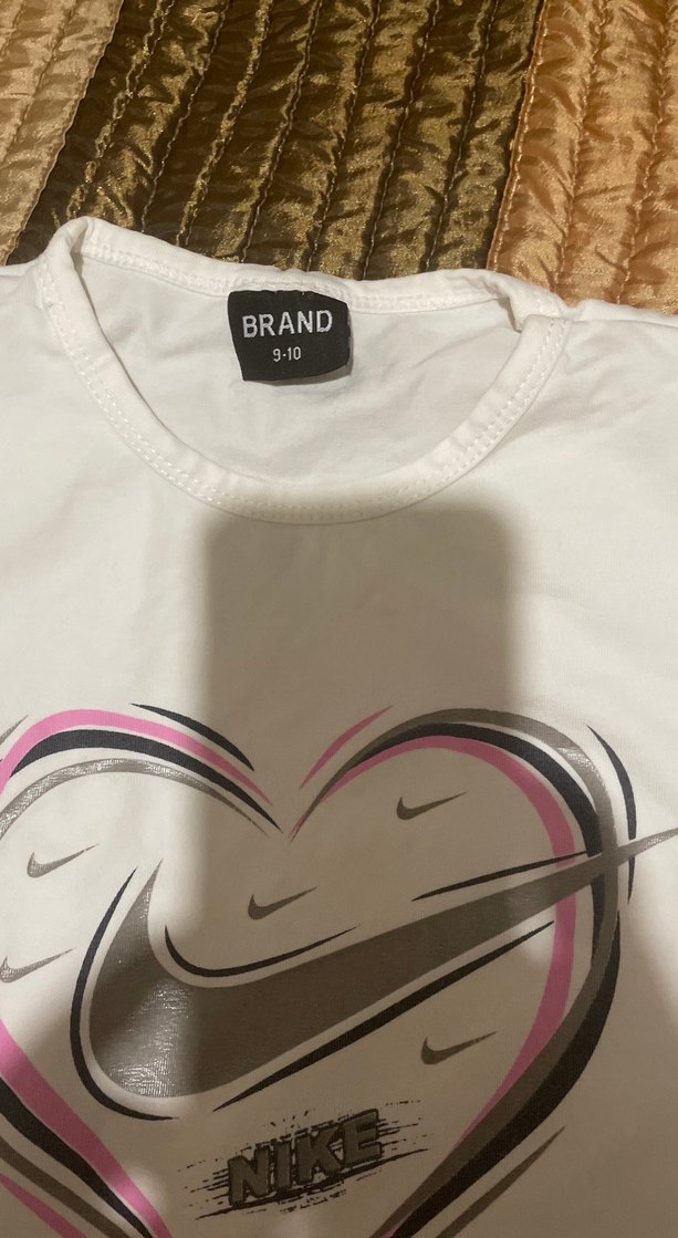 Beyaz Baskılı Uzun Kollu Kız Tişörtü - Görsel 2