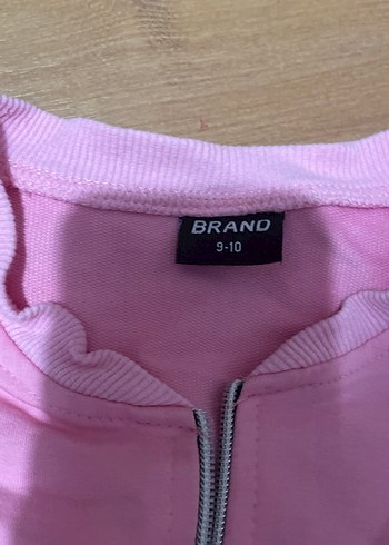 Kız Çocuk Fermuarlı Pembe Eşofman Takımı - Görsel 5