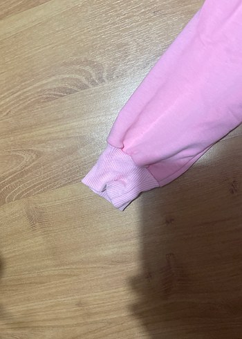 Kız Çocuk Fermuarlı Pembe Eşofman Takımı - Görsel 6