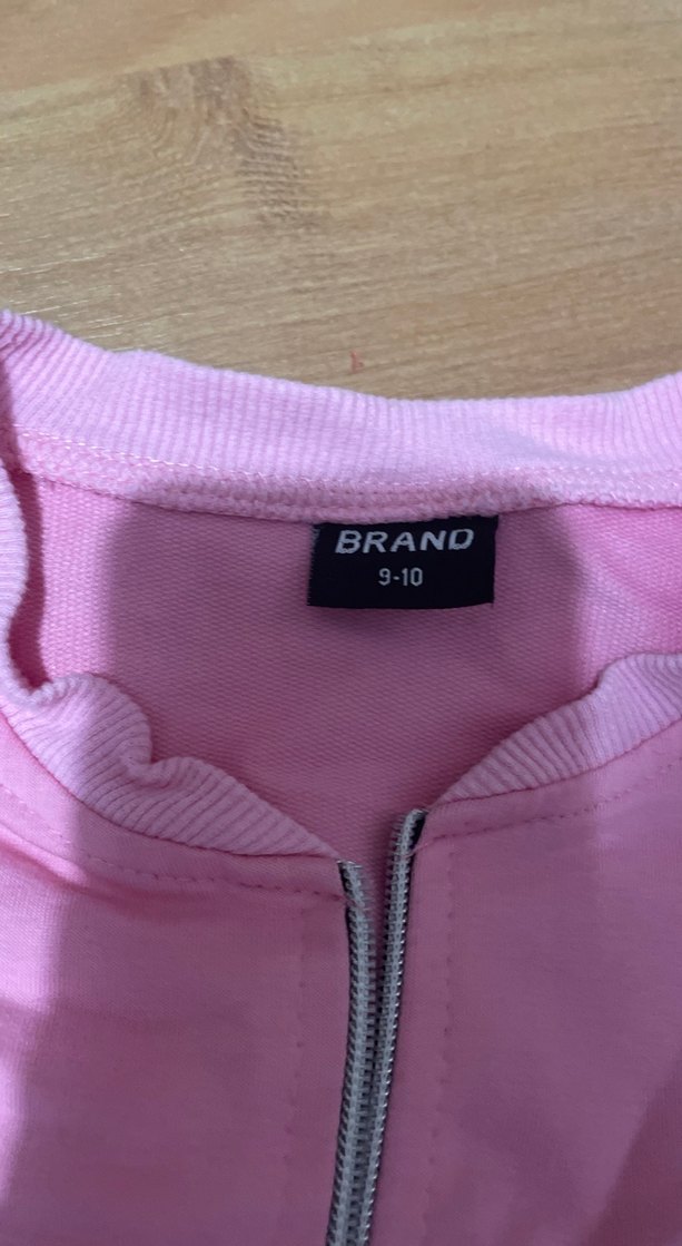 Kız Çocuk Fermuarlı Pembe Eşofman Takımı - Görsel 5