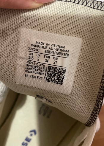 Kadın Beyaz Gri Dolgu Topuklu Spor Ayakkabı - Görsel 2