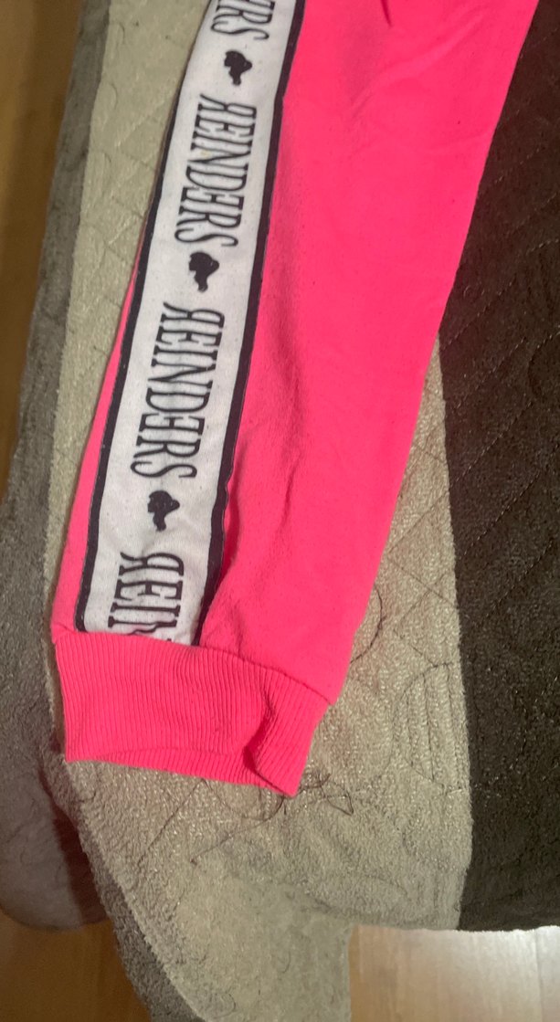 Pembe Baskılı Rahat Kız Eşofman Takımı - Görsel 5