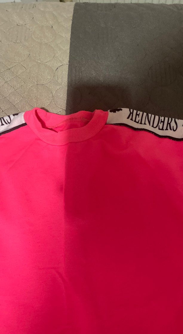 Pembe Baskılı Rahat Kız Eşofman Takımı - Görsel 2