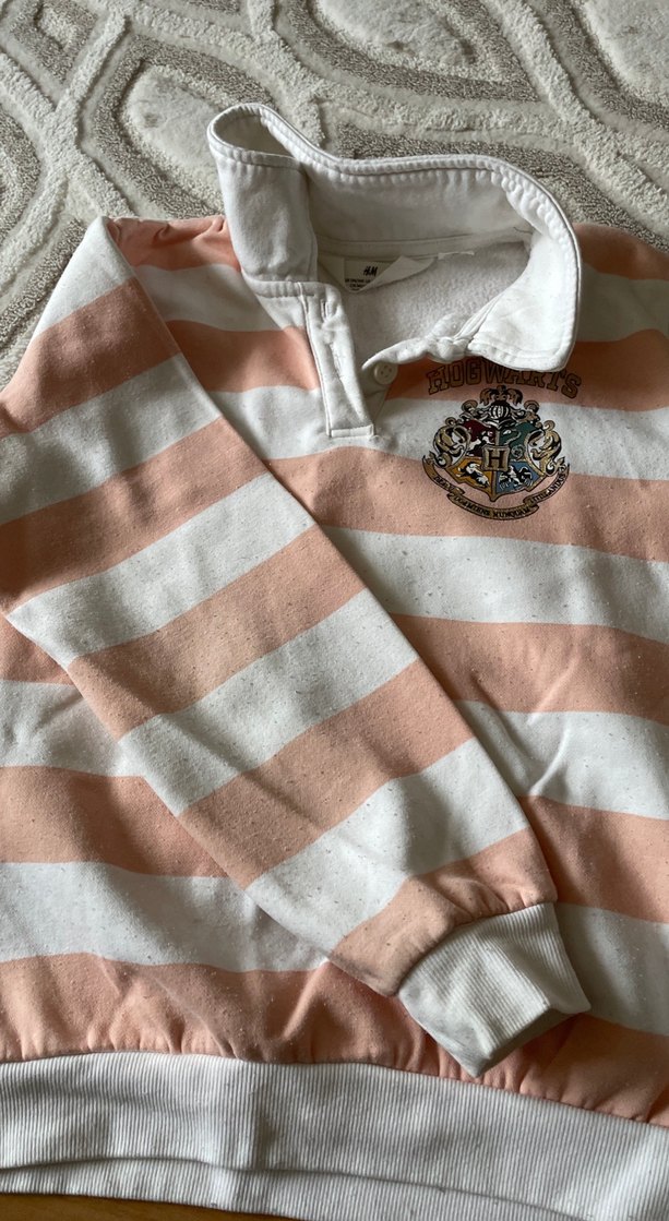 Kız Çocuk Nakışlı Pamuklu Sweatshirt - Görsel 3