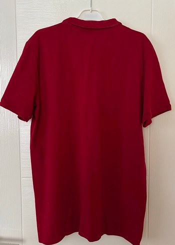 Bordo Düğmeli Erkek Polo Tişört Atatürk İmzalı - Görsel 2