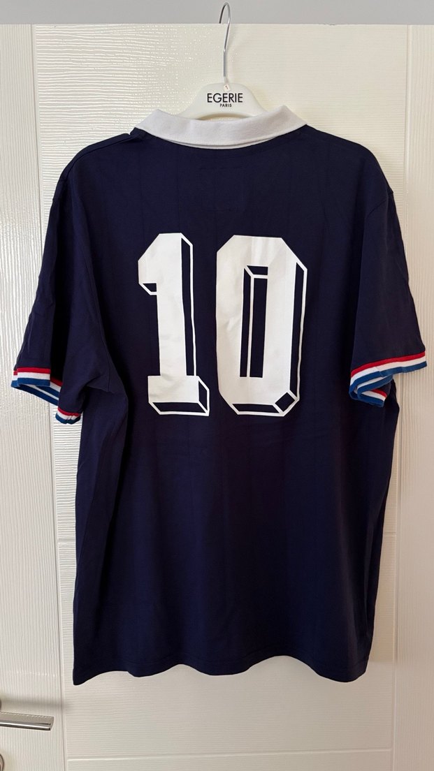 Mavi Erkek V Yaka Kısa Kollu Spor Tişört Fransa - Görsel 2