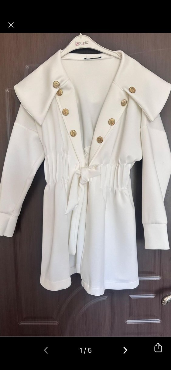 Düğmeli Kadın ceket - Görsel 4