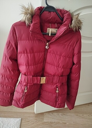 Bordo içi polar şişme mont