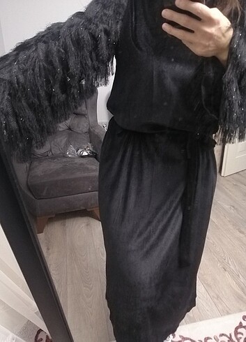 Kadıfe elbıse