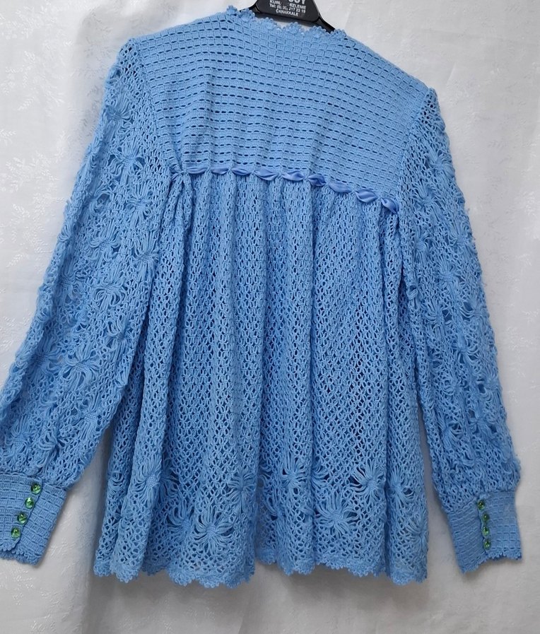 **El emeği Tığ işi Hırka** - Görsel 3