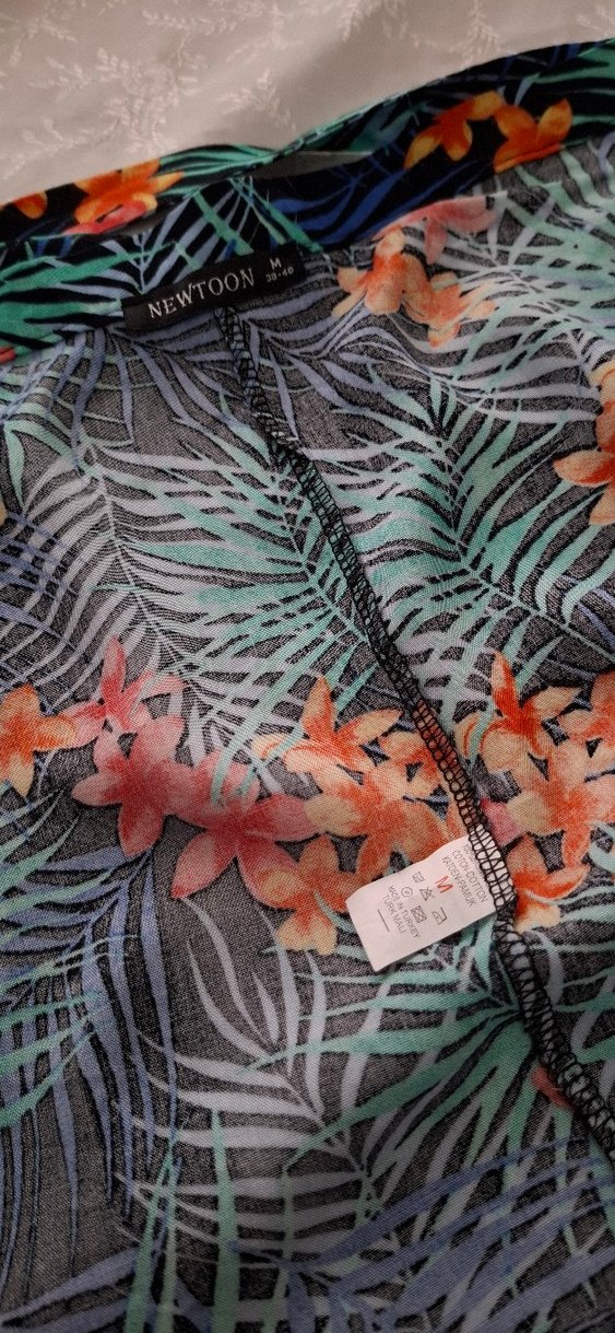 **Renkli Çiçek Desenli Uzun Kadın Etek** - Görsel 4