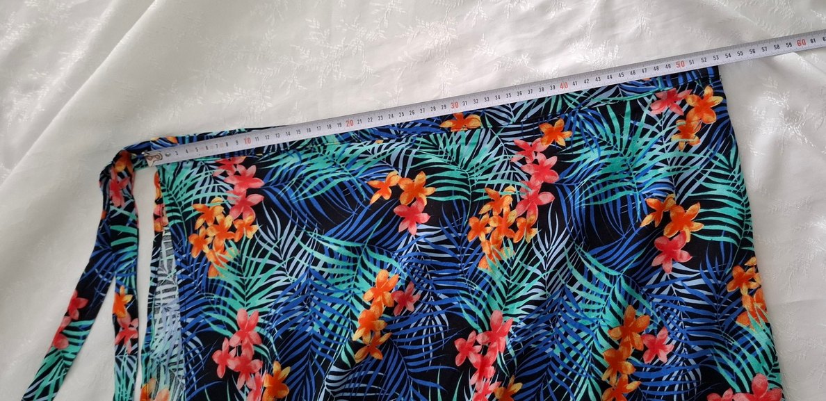 **Renkli Çiçek Desenli Uzun Kadın Etek** - Görsel 5