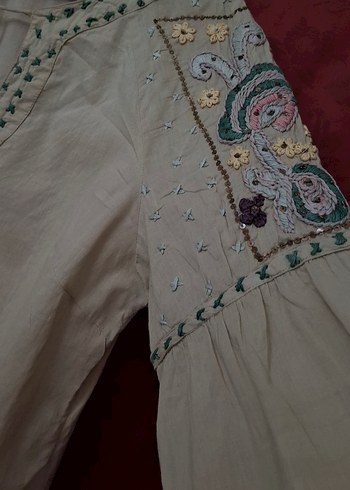 **"Zara" marka Bej renk Gömlek** - Görsel 2