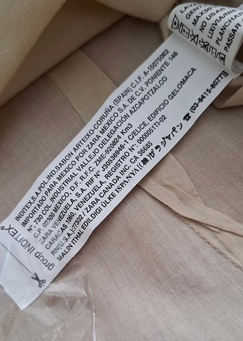 **"Zara" marka Bej renk Gömlek** - Görsel 4