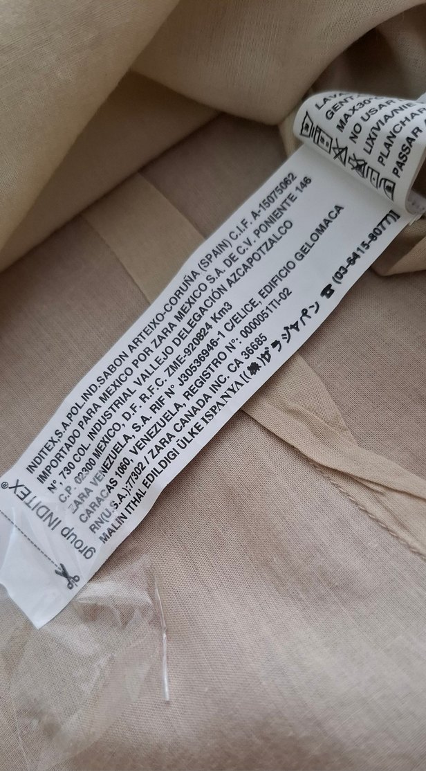 **"Zara" marka Bej renk Gömlek** - Görsel 4