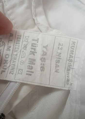 Diğer Beyaz Erkek Çocuk kanvas Fit Pantolon