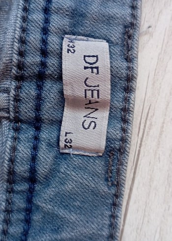 Gri Mavi Kadın Kot Şort, Rahat Kesim - Görsel 2