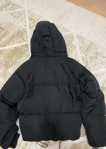 s Beden siyah Renk PULL&BEAR ŞİŞME MONT