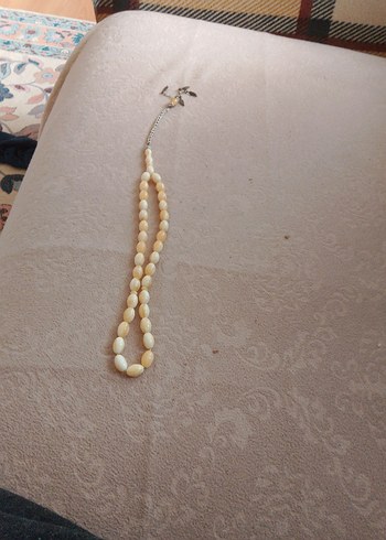 Bej Vintage Erkek Tesbih deve kemiği - Görsel 4