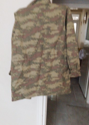 Düğmeli Kamuflaj Erkek Ceket - Görsel 5