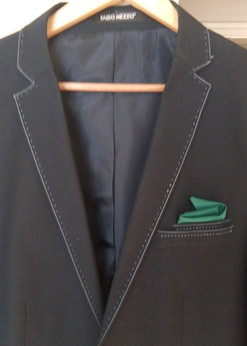 Klasik Kesim Erkek sıyah Ceket - Görsel 6