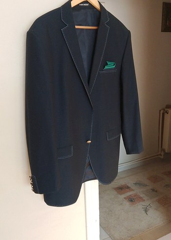 Klasik Kesim Erkek sıyah Ceket - Görsel 2