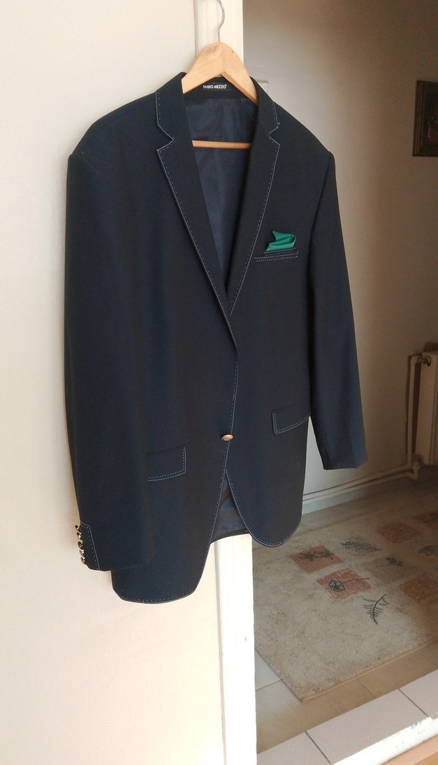 Klasik Kesim Erkek sıyah Ceket - Görsel 2