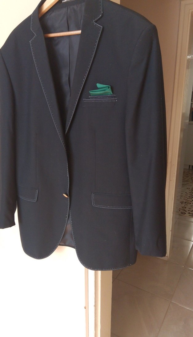 Klasik Kesim Erkek sıyah Ceket - Görsel 4