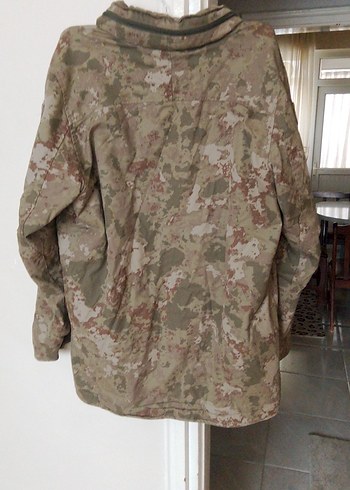 Kamuflaj Desenli Kapüşonlu Erkek Mont - Görsel 5