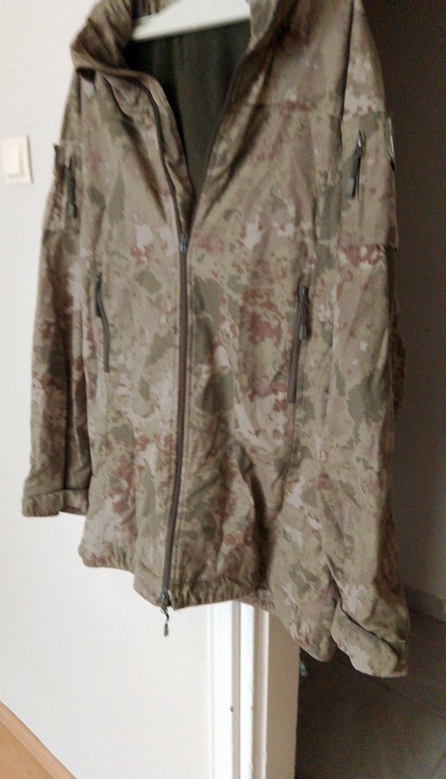 Kamuflaj Desenli Kapüşonlu Erkek Mont - Görsel 3