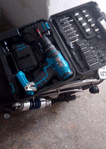 Turkuaz Kablosuz Matkap Seti - Görsel 2