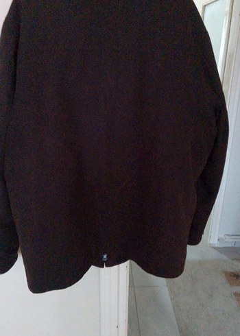 Kahverengi Fermuarlı Erkek Midi Ceket - Görsel 5